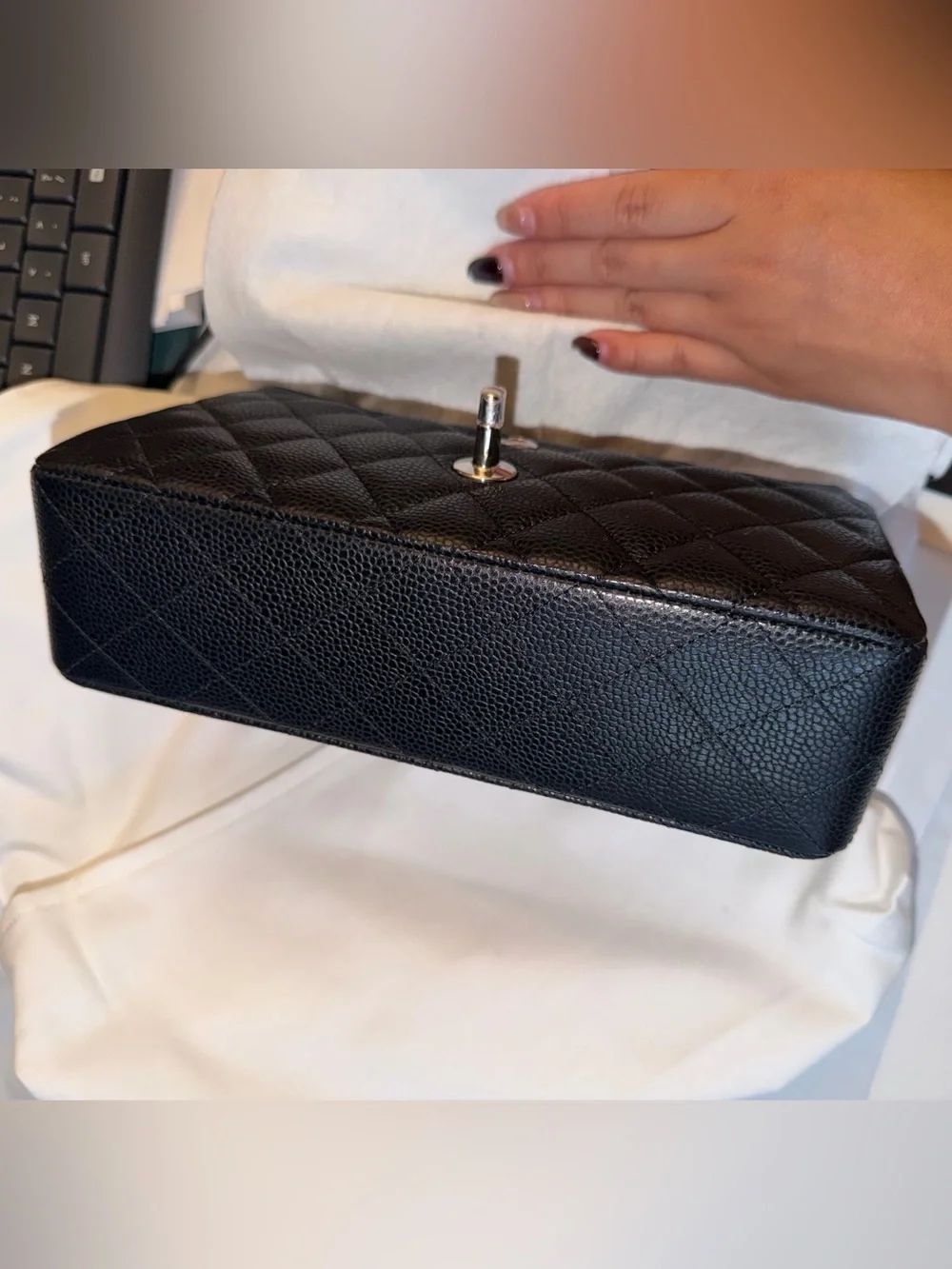 JUNE 2026 purchased CHANEL Classic Flap Size Small with Silver Chain. NEVER WORN